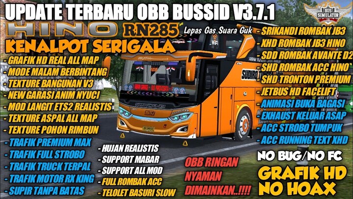 OBB BUSSID V3.7.1 UPDATE SOUND SERIGALA‼️GRAFIK HD ALL MAP‼️BUS SIMULATOR INDONESIA