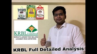 KRBL Limited - Detailed Analysis - Can fetch Good returns in long run?