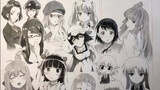 An Answer Sheet Full of Hanazawa Kana Sketches