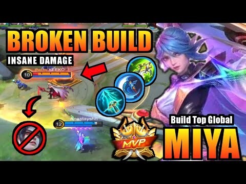 MIYA BEST BUILD 2024 | TOP GLOBAL MIYA BUILD | MIYA GAMEPLAY | MOBILE LEGENDS