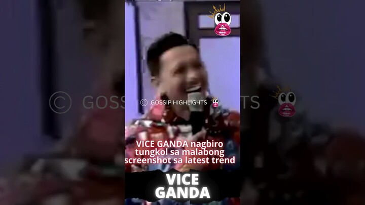 VICE GANDA nagbiro tungkol sa malabong screenshot sa latest trend