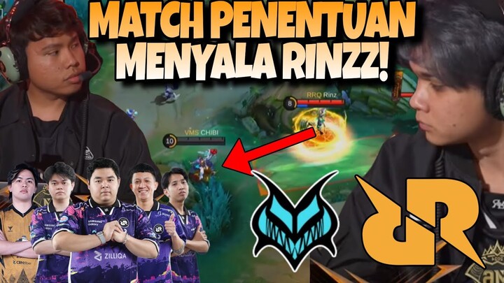 RINZ MENYALAA !! RECALL-RECALL LANGSUNG !! MATCH PENENTUAN !! RRQ VS VAMOS MATCH 3 - KNOCKOUT STAGE