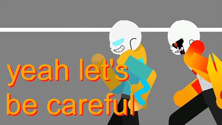 🔥 Flame Sans🔥 and ⚡ Electro Sans ⚡ Vs 🩸 Slaughter Sans 🩸