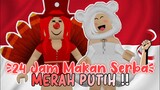 24 JAM MAKAN SERBA MERAH PUTIH!!😻🇮🇩 Aku & Marsya Makan Apa Aja Yaa..😲 | ROBLOX INDONESIA 🇮🇩 |