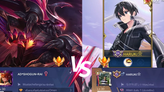 RoV Kirito No1 vs Omen เเข็งแกร่ง ศึกเดือดที่ทุกคนคาดไม่ถึง!! Ep24 ᴀᴅ•sʜᴏɢᴜɴ-ʀᴀɪ