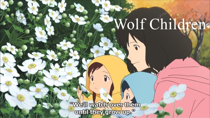 REEL ANIME 2012 WOLF CHILDREN Watch the full movie: link in the description