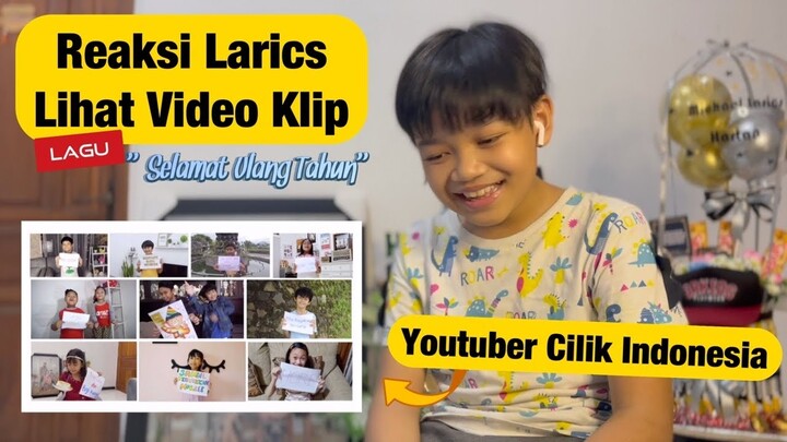 Video Reaksi Larics Nonton Video Klip Lagunya Sendiri 😅 Larics Family