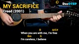 My Sacrifice - Creed (2001) Easy Guitar Chords Tutorial with Lyrics Part 1 SHORTS REELS