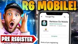 RAINBOW SIX SIEGE MOBILE PRE REGISTRATION OUT NOW!