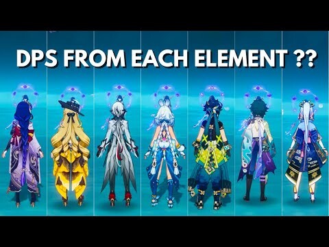 Best DPS From Each Element ?? [Genshin Impact]