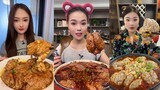 Chinese Food Mukbang Eating Show | God eats pork brain, Spicy pig brain #84