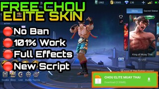 Free Chou Elite Skin In Mobile Legends!!