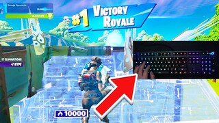 I tried the new FASTEST Keyboard in Fortnite...?