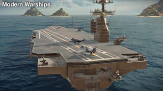 Modern Warships: USS GERALD R FORD in action.