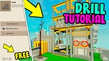 How to use the DRILL in Roblox Islands