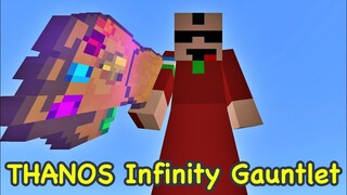 THANOS Infinity Gauntlet in Minecraft | Minecraft MCPE MCBE Addon Mod