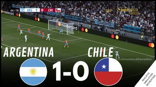 ⚽ Argentina 1-0 Chile 🏆COPA AMERICA 2024 | Highligths | Simulación y recreación de videojuego