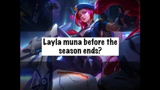 Layla practice before end ng season?