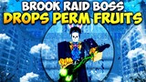 NEW BROOK RAID BOSS DROPS PERM DEVIL FRUIT - New Blox Fruits Event!