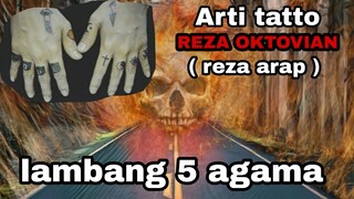 Reza Arap & tatto 5 lambang agama | tatto art | Gogo Sinaga