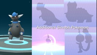 Additional Sinnoh Pokemon in the wild is added in Pokemon Go!  Rampardos, Bastiodon and more.