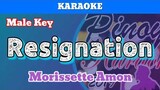 Resignation by Morissette (Karaoke : Male Key)