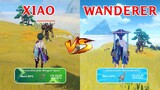 Scaramouch (Wanderer) vs Xiao!! who is the best DPS?? GAMEPLAY COMPARISON!