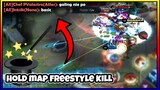 HOLD MAP FREESTYLE KILL SUPER AGGRESSIVE GAMEPLAY BY THE MAGICIAN | MLBB