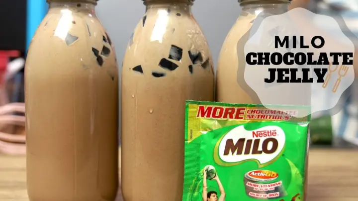 How to Make Chocolate Jelly - Milo Jelly Drink