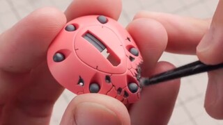 This is how battle damage details should be handled! HG Justice Crab battle damage details!
