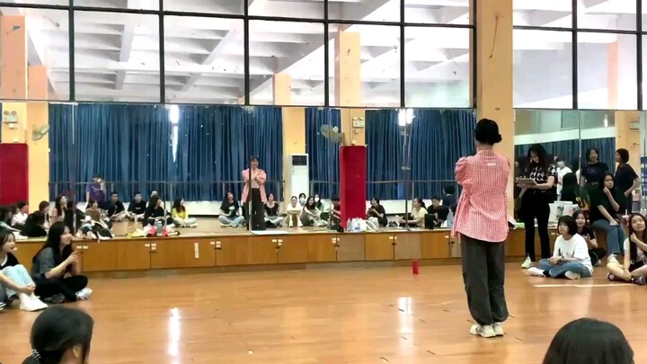 Khoa phỏng vấn đại học kpop nhảy cover dance bài nói chuyện của TWICE #học viện cảnh sát 广东
