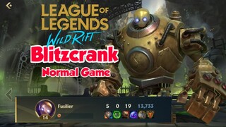 LoL Wild Rift Closed Beta: Blitzcrank (Support) Normal Game | Gameplay