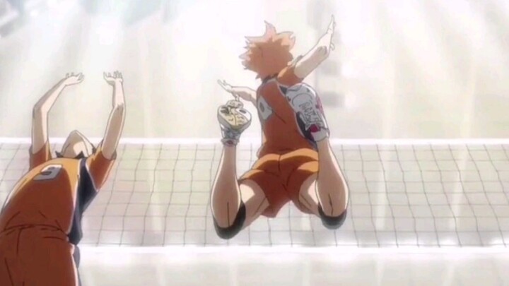 Kageyama: Hinata, you caught a ball and it floated?