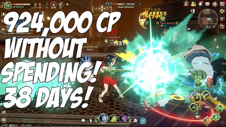 HOW TO ACHIEVED 924,000 CP WITHOUT SPENDING! (Ni No Kuni Cross Worlds)