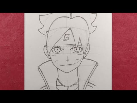 Drawing Boruto Uzumaki [ Boruto Naruto Next Generations] #shorts 