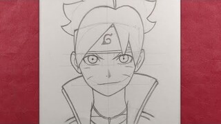 How to Draw Boruto Uzumaki - Step by step