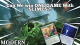 Can We win ONE GAME With SLIMES?! | Mono G Slime | Modern | MTGO