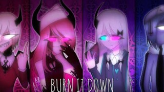 【FNF Mod/Church Four/Porter】Burn it down meme