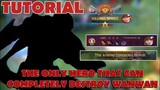 THE ONLY HERO THAT CAN DESTROY WANWAN WITHOUT BREAKING A SWEAT - GLORY RANK TUTORIAL - MLBB