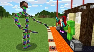 Giant Steve vs Security House - Minecraft