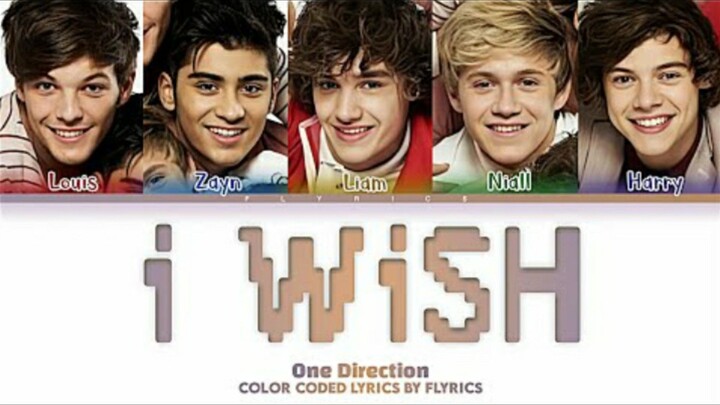 One Direction 'I Wish' (Color Coded Lyrics) (pitched)