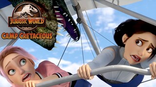 Flying With Dimorphodons | JURASSIC WORLD CAMP CRETACEOUS | NETFLIX