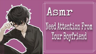 ASMR (ENG/INDO SUBS) Need Attention From Your Boyfriend [Japanese Audio]