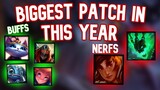 BIGGEST PATCH IN THIS YEAR Preview - Buffs And Nerfs 11.18 | League of Legends