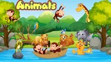 Animals for Kids to Learn - 100 Animals for Kids, Toddlers and Babies in English