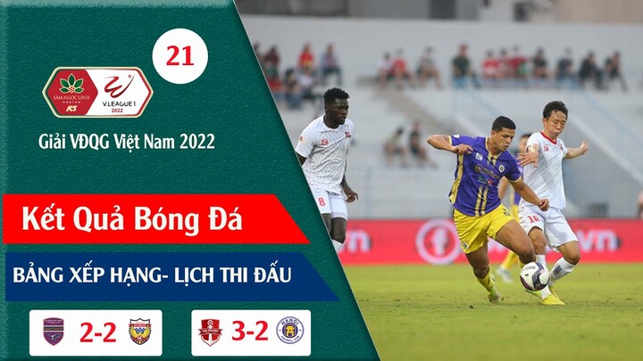 Kết quả Vòng 21 Giải VĐQG Việt Nam V.League 2022