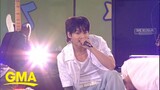 Jung Kook of BTS performs ‘Seven’ in NYC l GMA