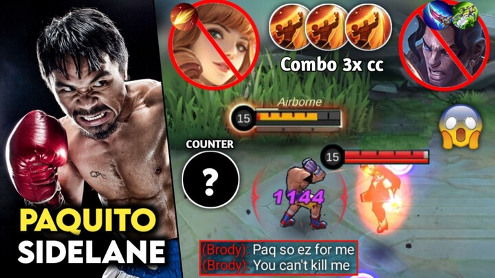 USE PAQUITO TO WIN 100% IN SIDELANE - LEARN HOW TO PLAY PAQUITO IN SIDELANE| MLBB