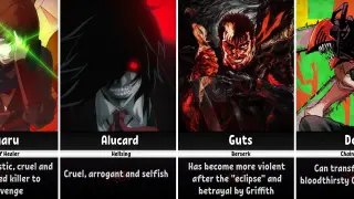 Most Brutal Main Characters in Anime
