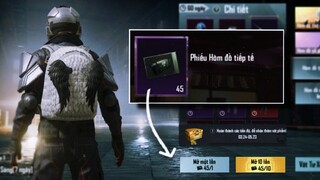 Nhân Phẩm Mở 45 Phiếu Hòm Đồ Tiếp Tế Có Trong Video Này | PUBG MOBILE